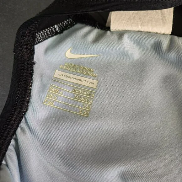 NIKE Womens Fast Back Tank Swimsuit Size SM 30 / 4 Competition Swim Suit - Picture 6 of 10
